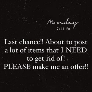 ❤️ $5 SALE!! MAKE OFFERS!